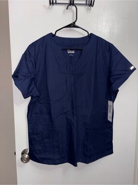 Uniform Advantage Navy Women's Butter Soft V-Neck Scrub Top